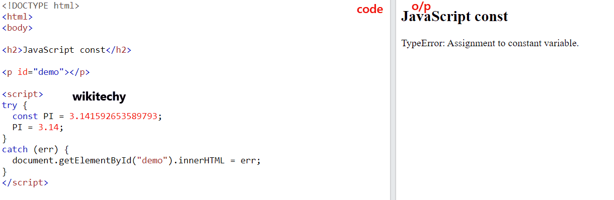 javascript-const javascript-const