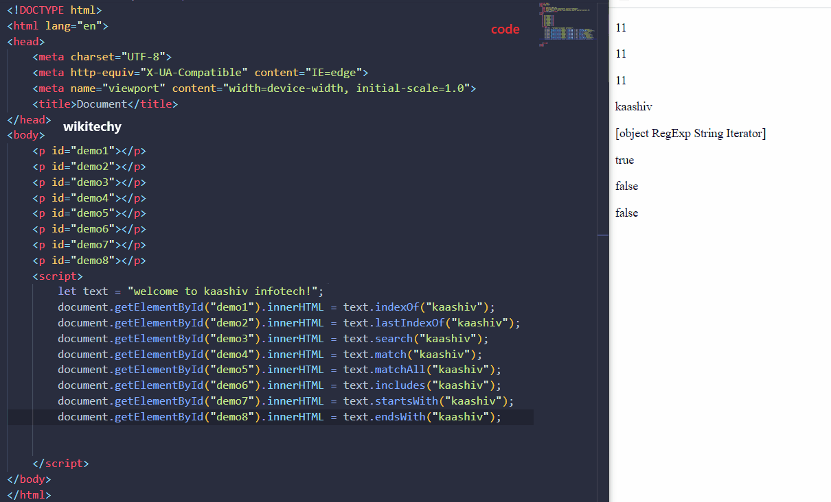 javascript-search-string