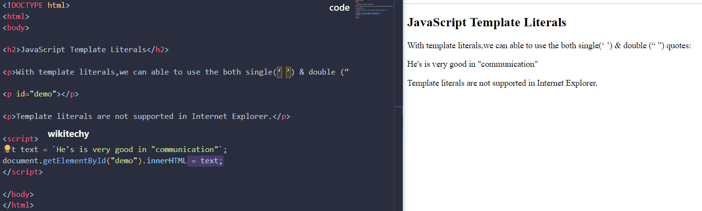 javascript-template-string-quotes
