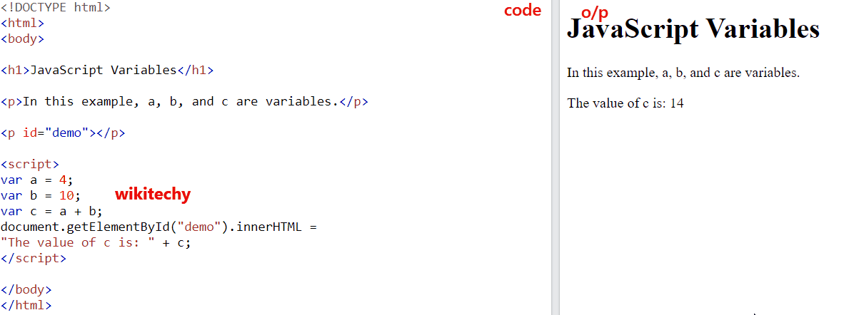 javascript-var-variable