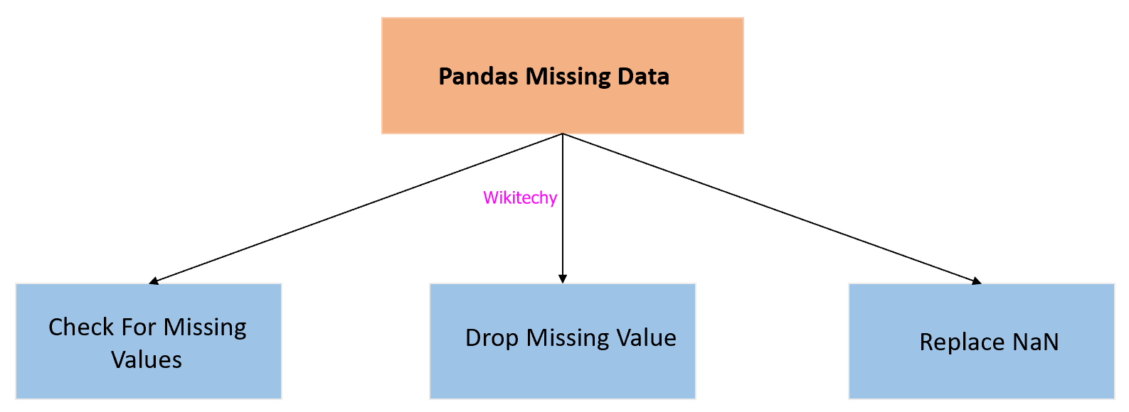 Pandas missing data value