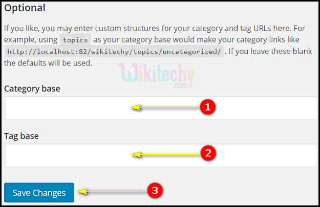  Permalink Optional Settings