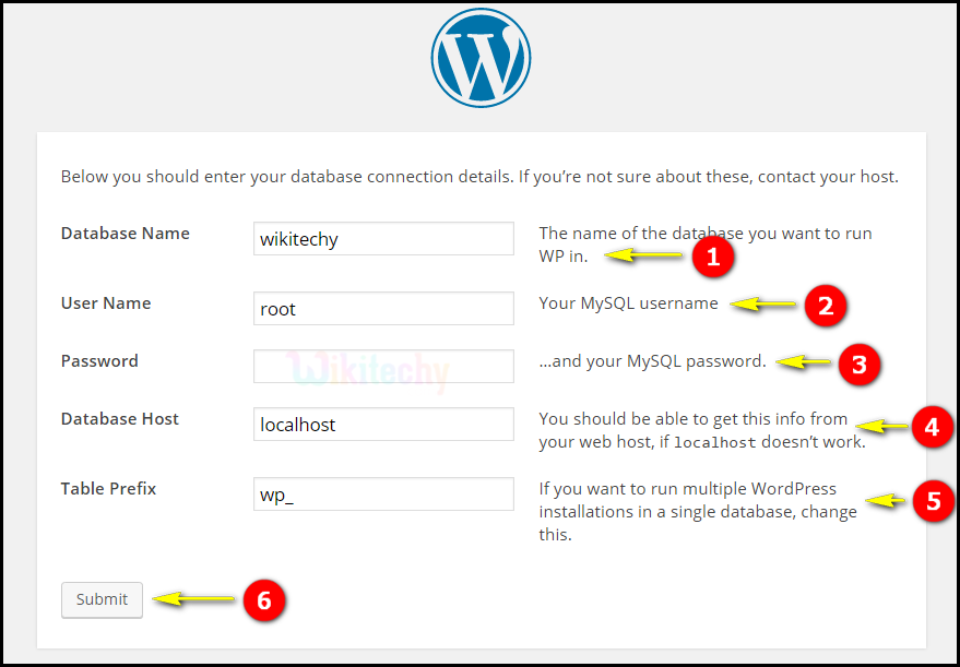 WordPress Database Connection