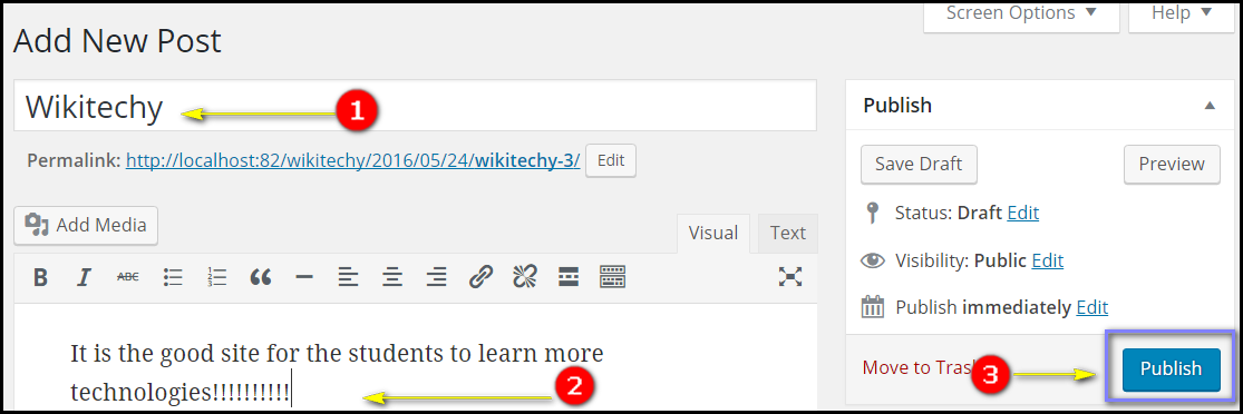 Wordpress Publish Posts