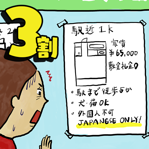 日本在住外国人のうち、およそ3割が差別を受けた経験がある
