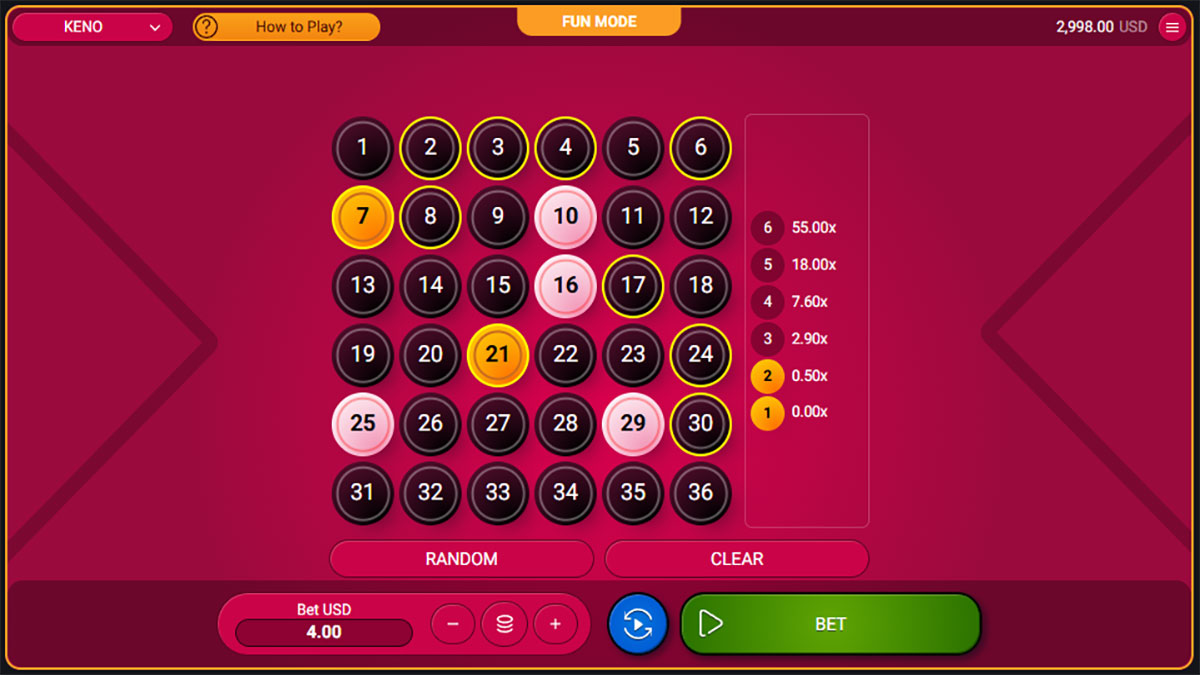 Keno Win