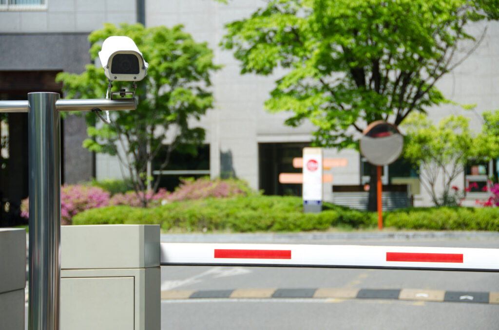 Parking lot Security camera Parking lot Security camera