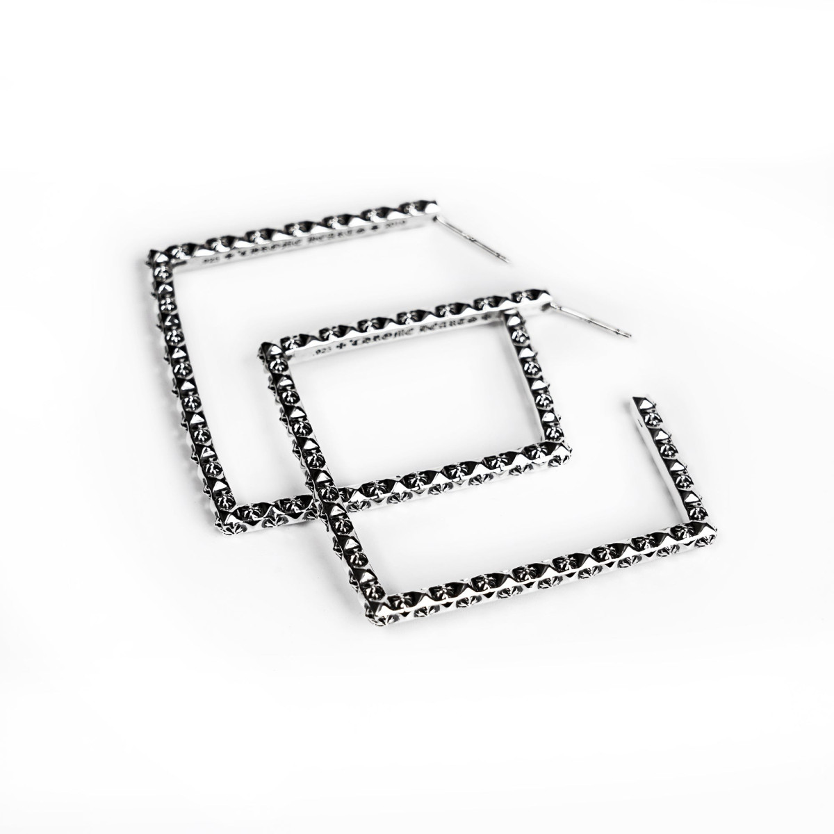 CH Plus Square Hoop Earrings CH Plus Square Hoop Earrings