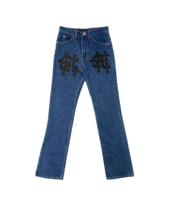 Chrome Hearts Levi's 517 Black Cross Patch
