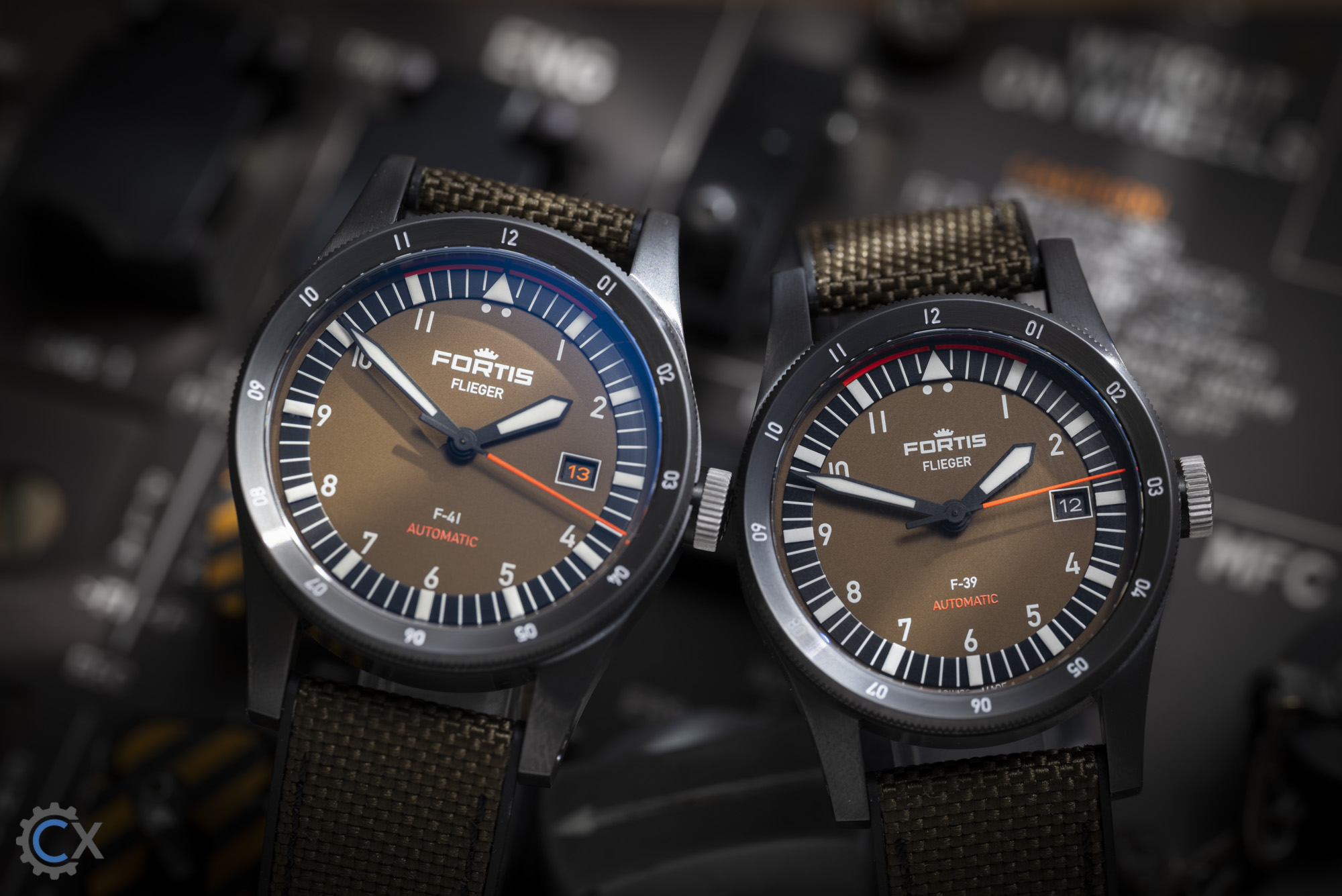 Fortis Flieger F 41 vs F 39 WERK7 Test 1160681