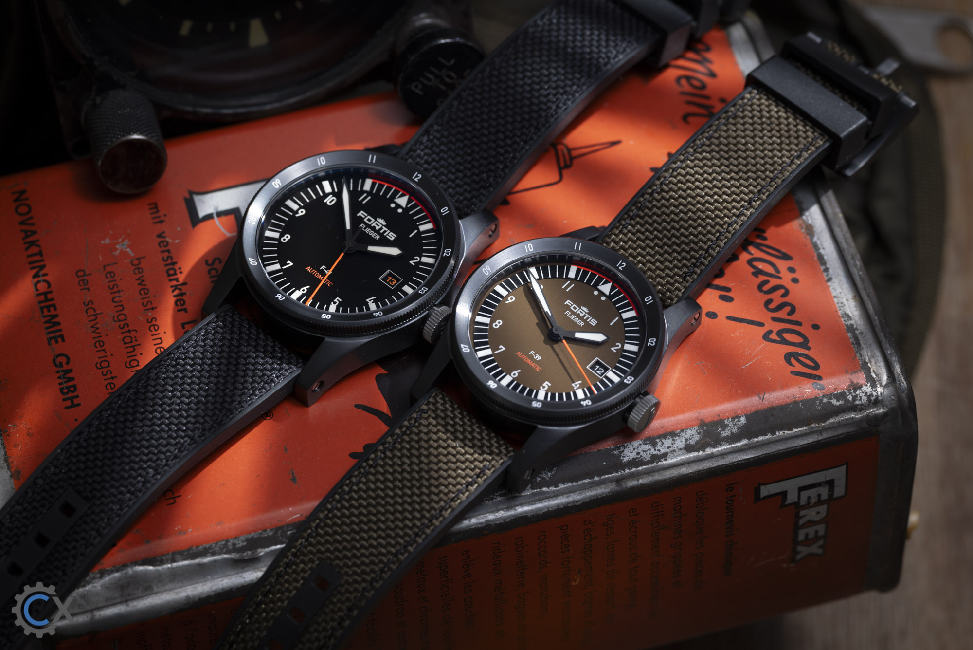Fortis Flieger F 41 vs F 39 WERK7 Test 1160694