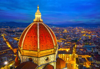 Cathedral at dusk Florence Tuscany 2