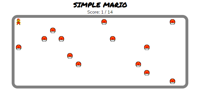 Simple Mario Game in ReactJS