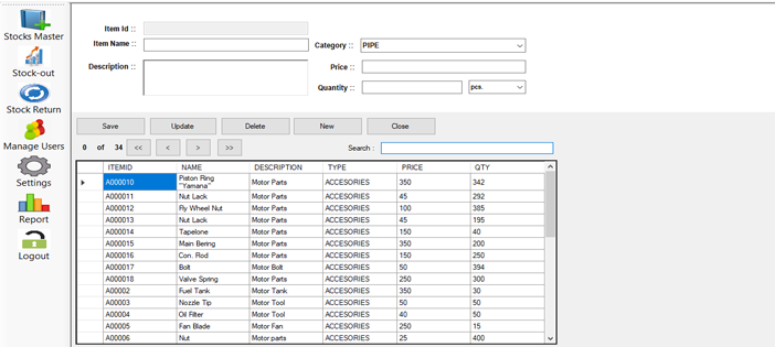 Inventory System in C#