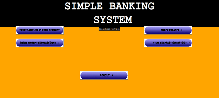 Simple Banking System in Python