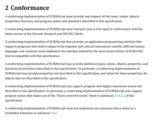 conformance