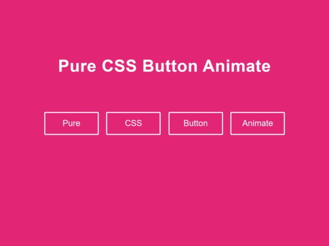 Simple CSS Button Hover Effects