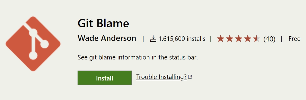 Git Blame VS Code Extension