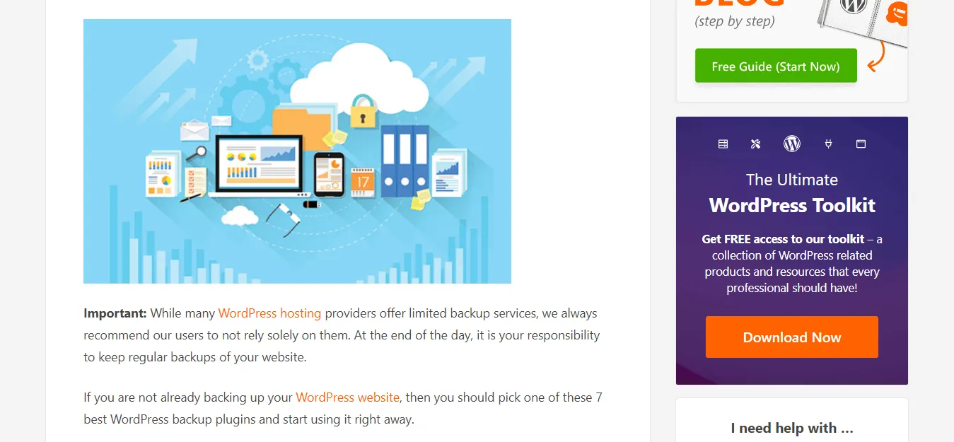 WordPress Backup Plugins 
