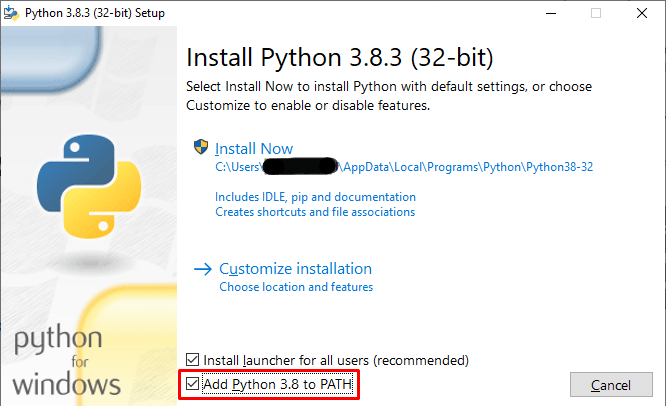 installing python