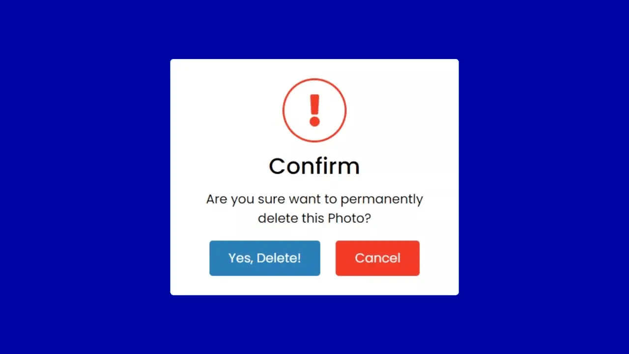 Animated Alert Box using HTML & CSS only