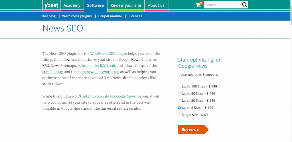 News SEO for WordPress Google Yoast