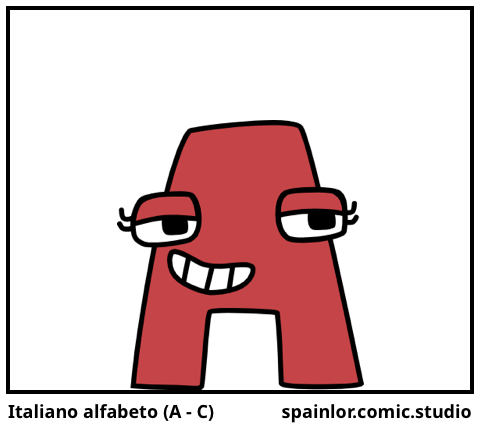 Italiano alfabeto (A - C)