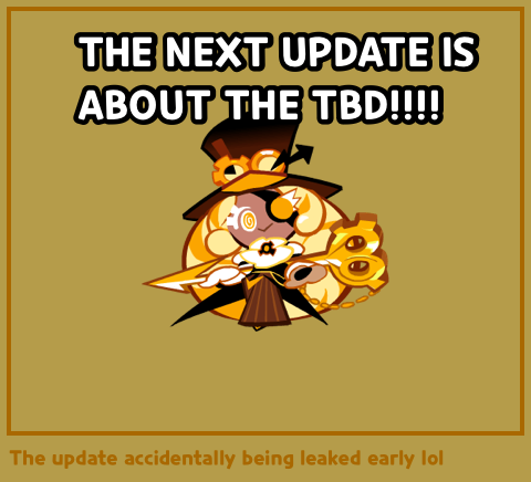 The update accidentally being leaked early lol