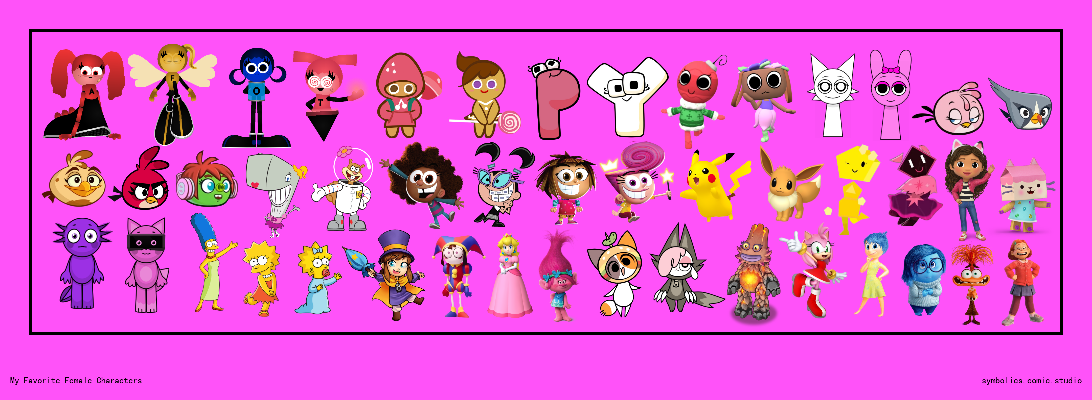 My Favorite Female Characters
