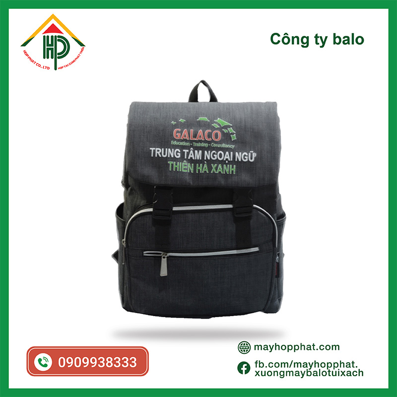 Balo Anh Ngữ Nhiều Ngăn Huệ Mai