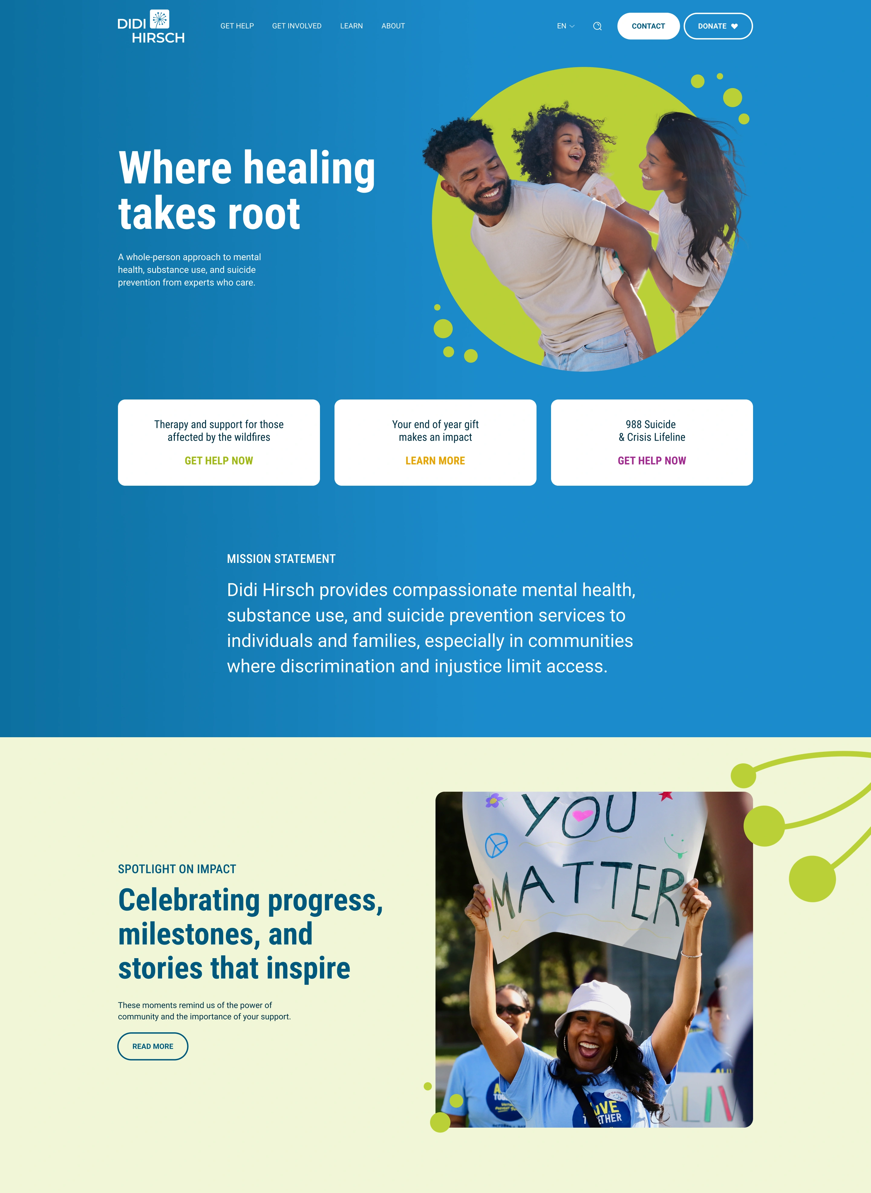 DDH Homepage Design
