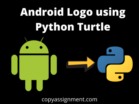 Android Logo using Python Turtle