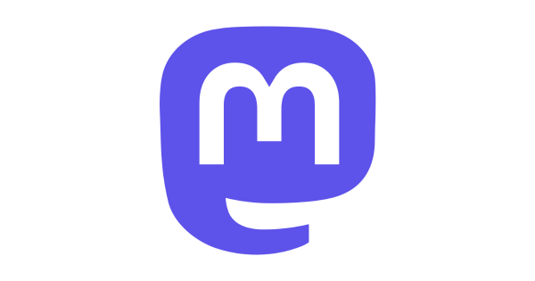 The Mastodon logo, a stylized white lowercase letter m on a rounded purple square.
