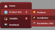 menu tutorial css