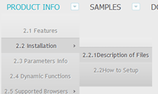 css drop down menu builder