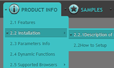 css horizontal menu tutorial