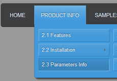css tabbed navigation menu
