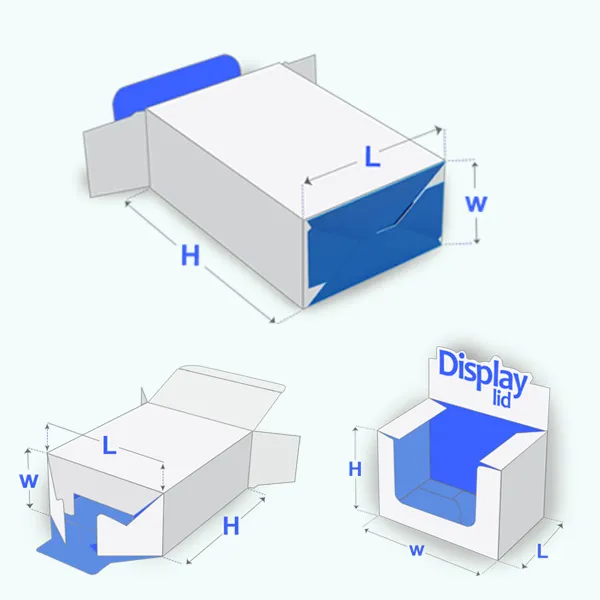 bottom closure boxes 
