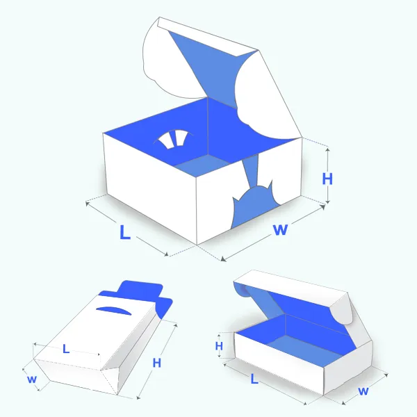top closure boxes