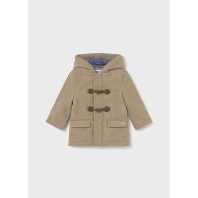 LIGHT BROWN HOODED TRENCH COAT WOOL / 2425-055 LIGHT BROWN HOODED TRENCH COAT WOOL / 2425-055