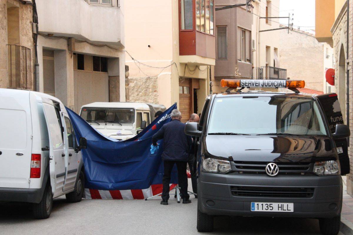 Parricidi a Gandesa, el 2014. - ACN Parricidi a Gandesa, el 2014.