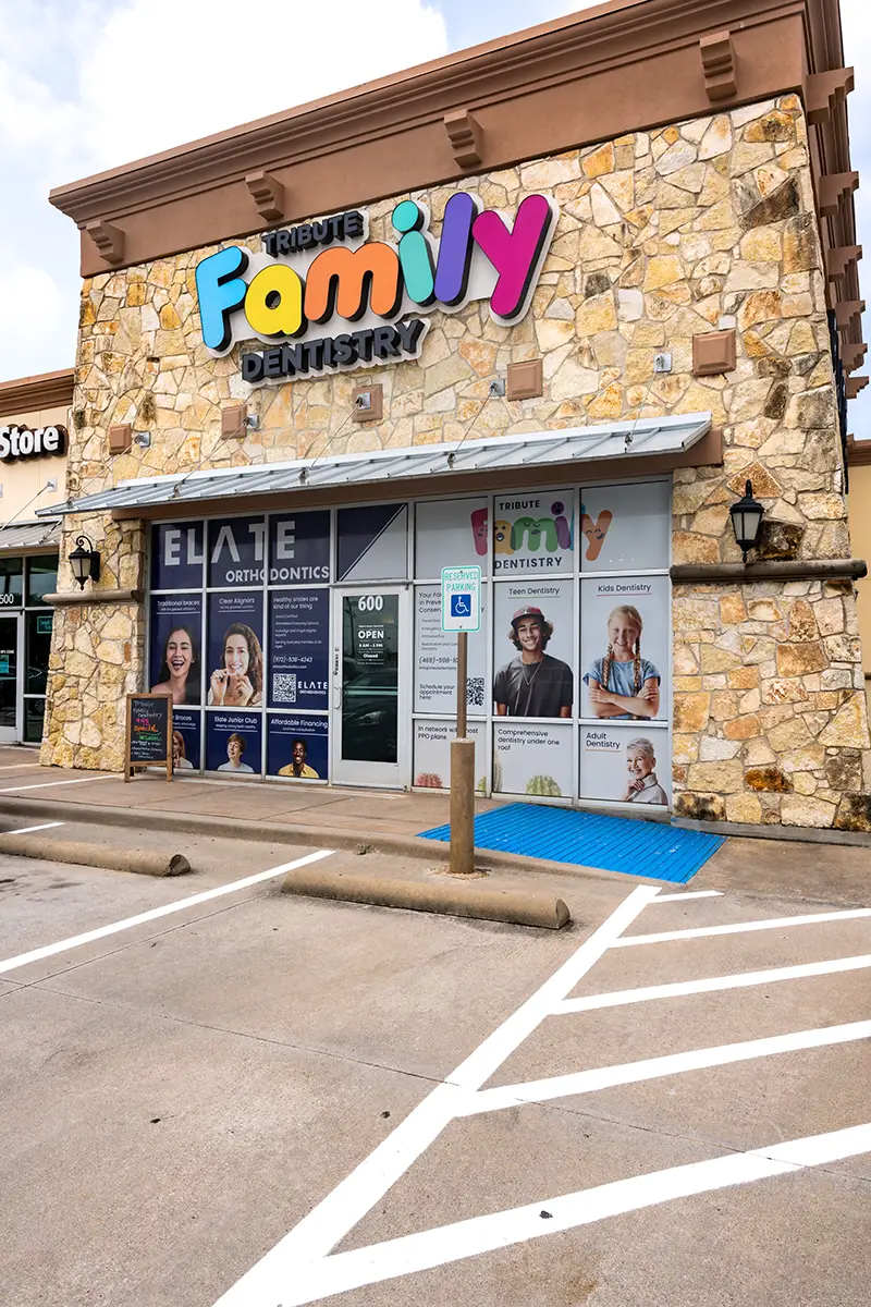 Tribute Family Dentistry office interior Frisco TX
