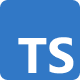 Website developer for hire: TypeScript logo by devabit