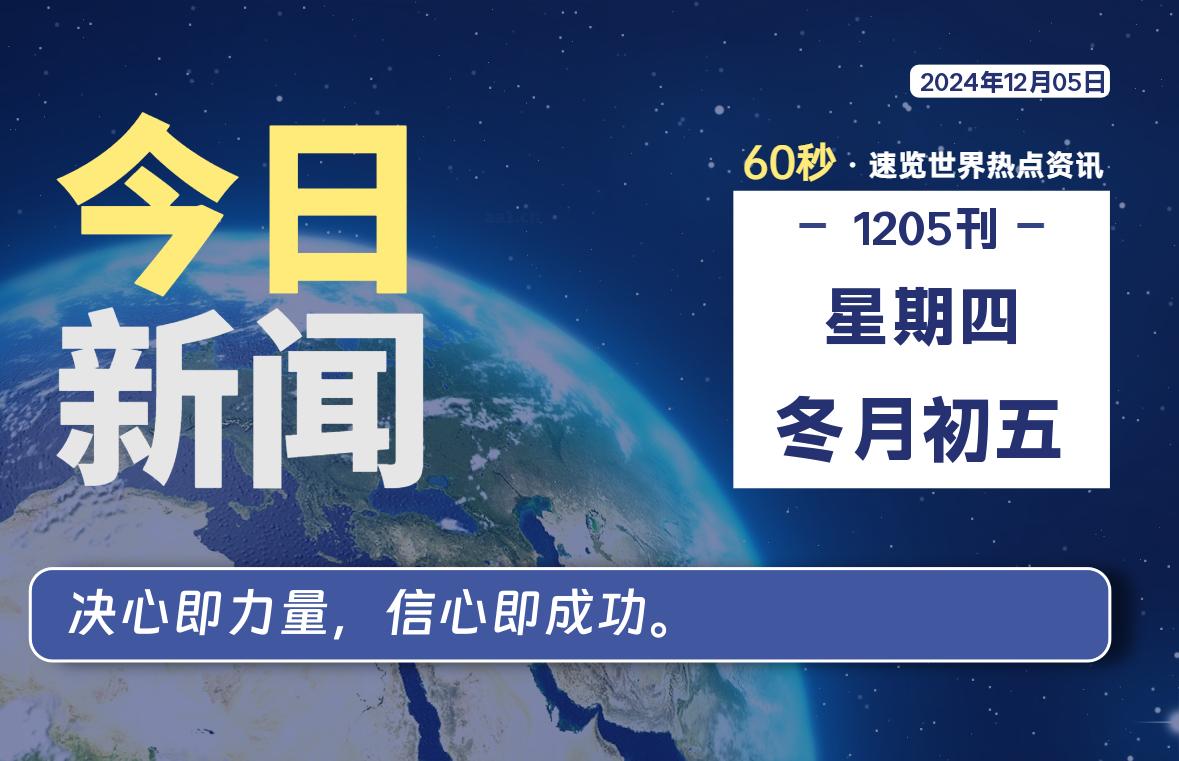 12月05日,星期四, 软件百科带你每天60秒读懂全世界!