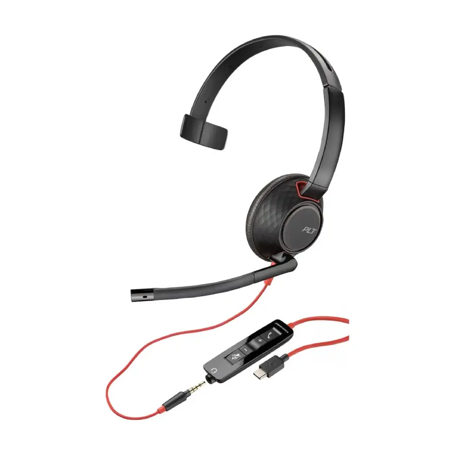 Poly Headset 80R97AA (Poly Blackwire 5220 Stereo USB-A Headset (80R97AA))