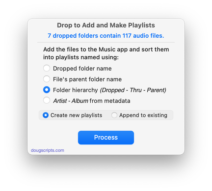 Drop to Add and Make Playlists in action Drop to Add and Make Playlists in action
