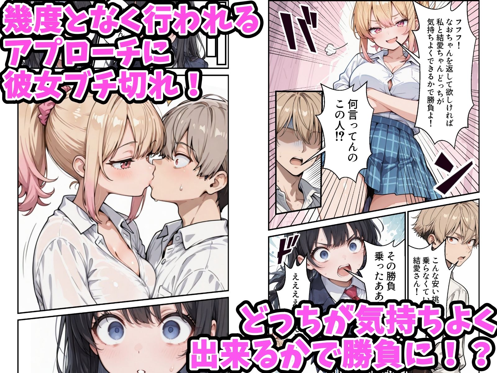 俺の彼女と彼女の姉が全力で搾り取ろうとする話 画像2