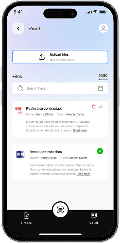 Contract Upload