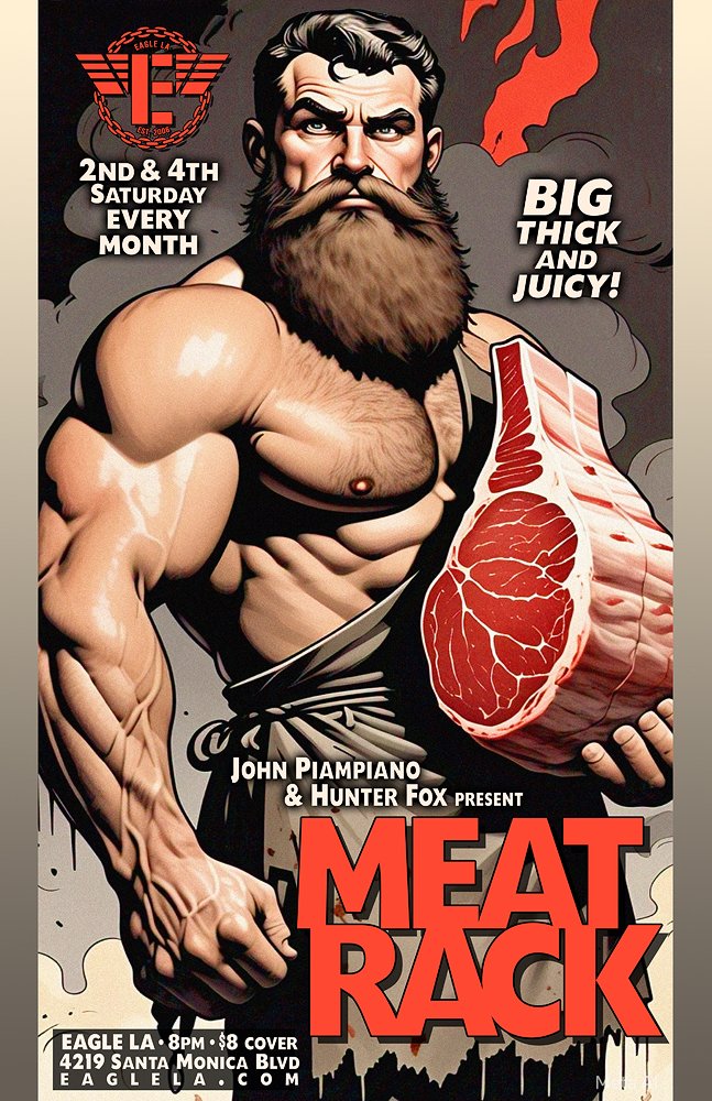 Meat Rack 2nd and 4th Saturday of each month 8pm $8