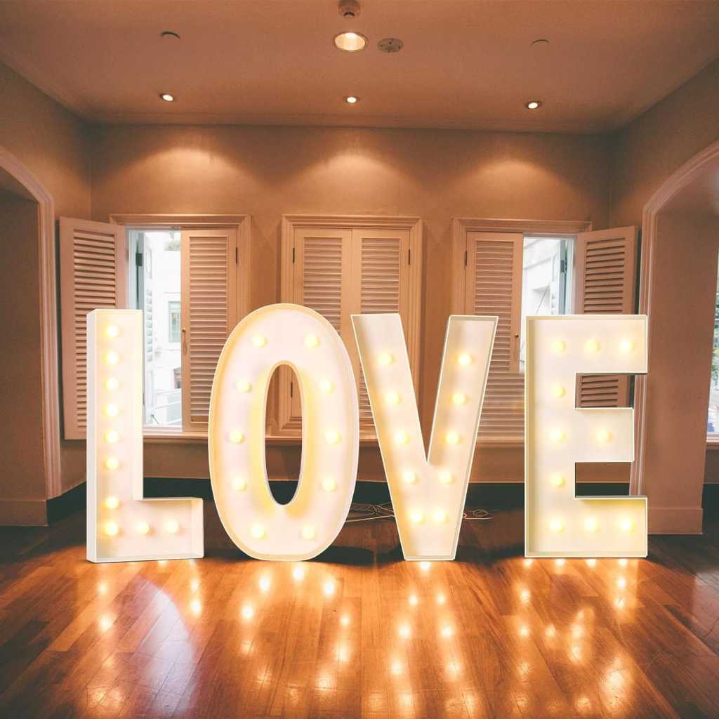 marquee letter rental, marquee number rental, love letter rentals, marquee rental